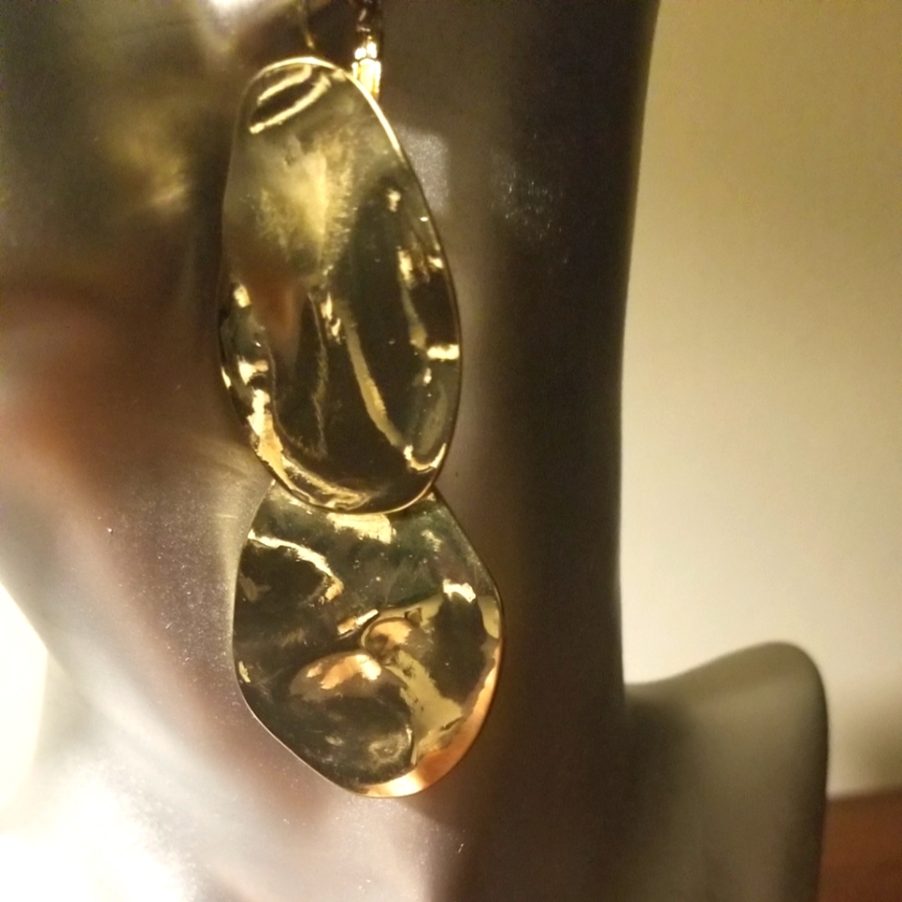 Gold plated earrings